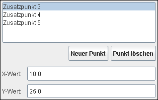 Die Kontextregisterkarte Zus&auml;tzliche Punkte