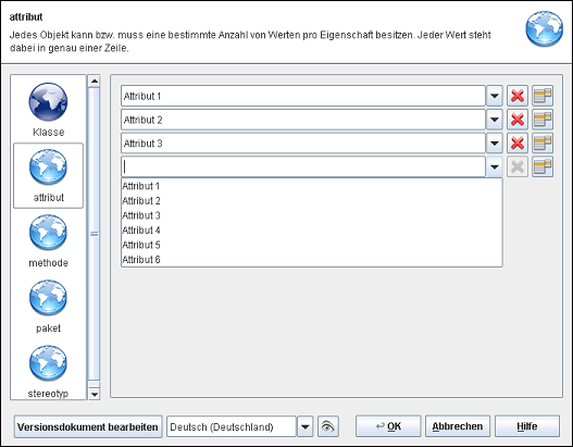 Objekt aus der Drop-Down-Liste ausw&auml;hlen
