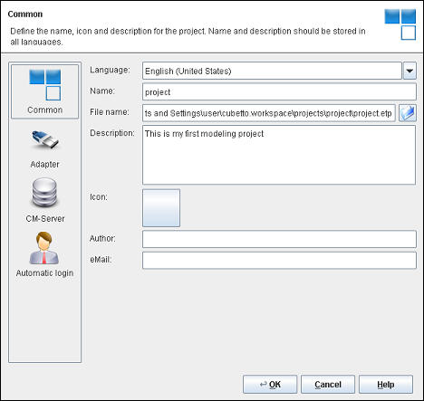 Specify the basic settings