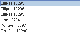 The Select element tab