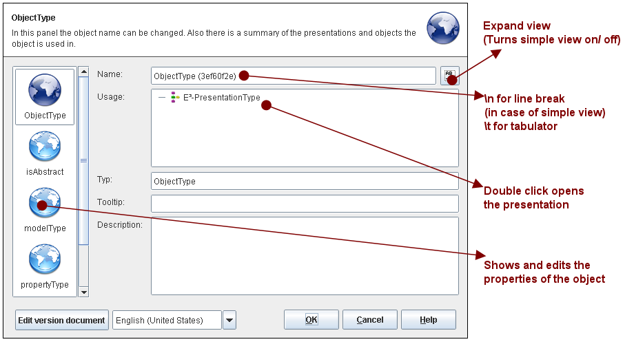 Edit Object Properties