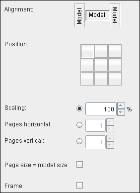 The Model tab