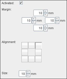 The Position indicator tab