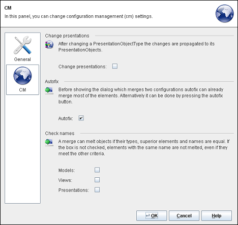 General settings for Cubetto Toolset