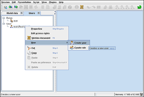 User Set Up for a role